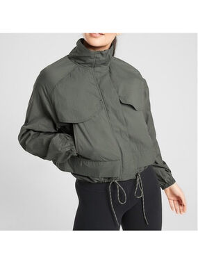 NWT Canopy Parachute Short Jacket Size Small Green nylon